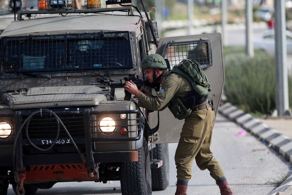 forces d'occupation ciblant des palestiniens
