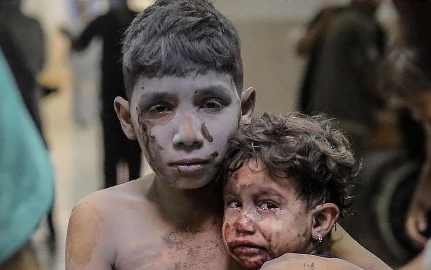 enfants palestiniens à Gaza