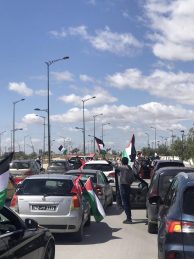 manifestation en voitures-Tunis