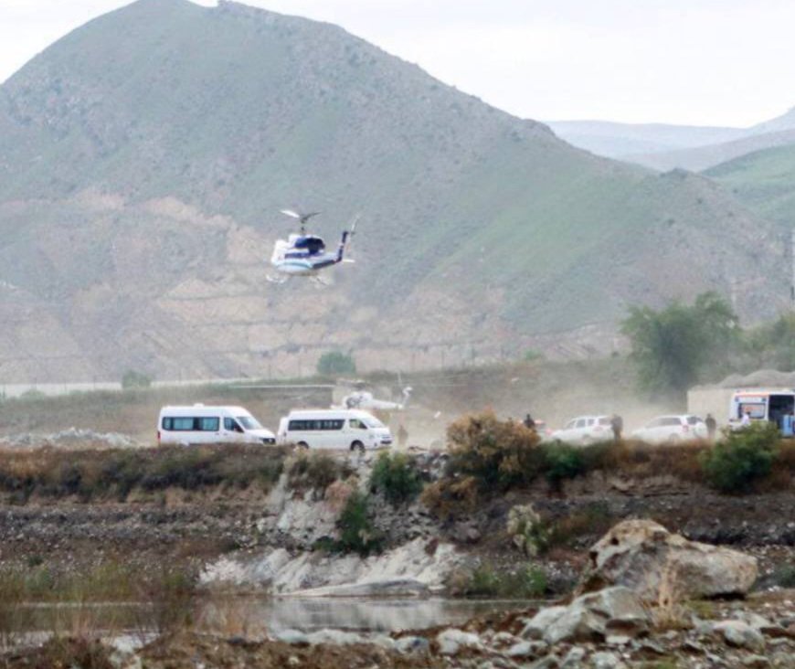 hélicoptère du président Raïssi, avant sa perte