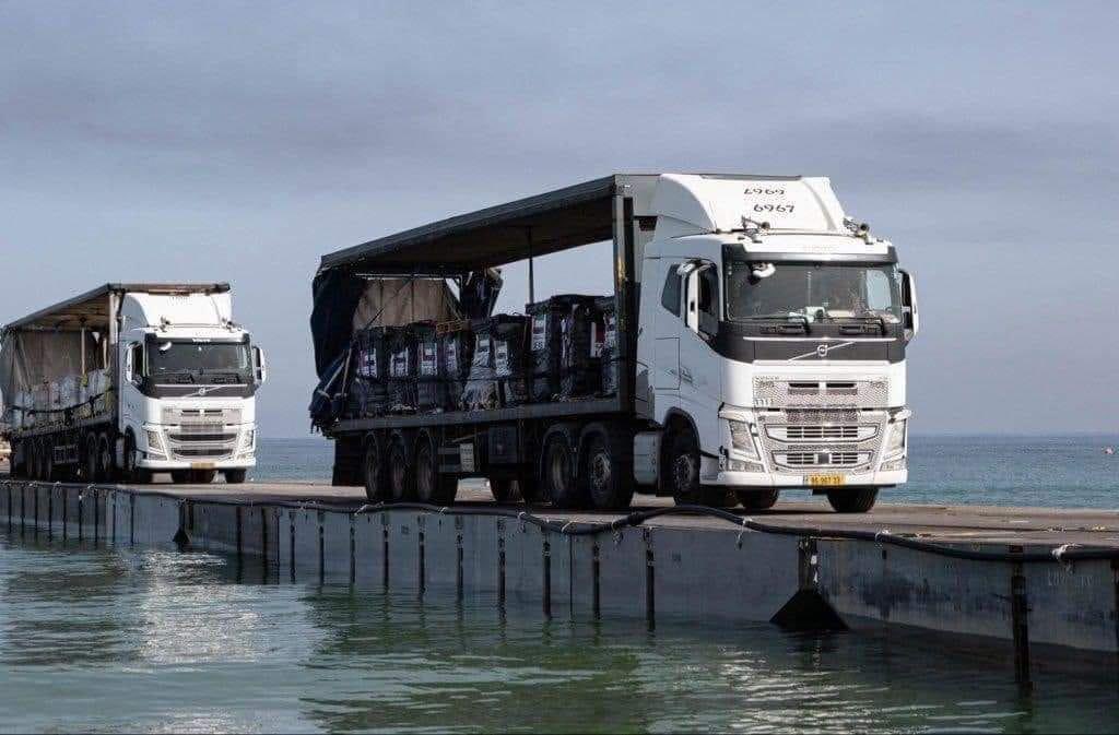 quai maritime à Gaza