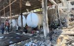 raid israélien contre un atelier municipal à Gaza