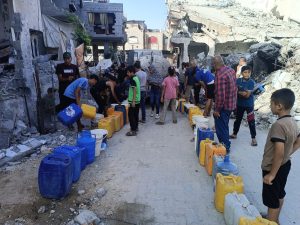 crise de l'eau à Gaza
