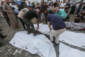 les martyrs de l'école al-Tabiine à Gaza,