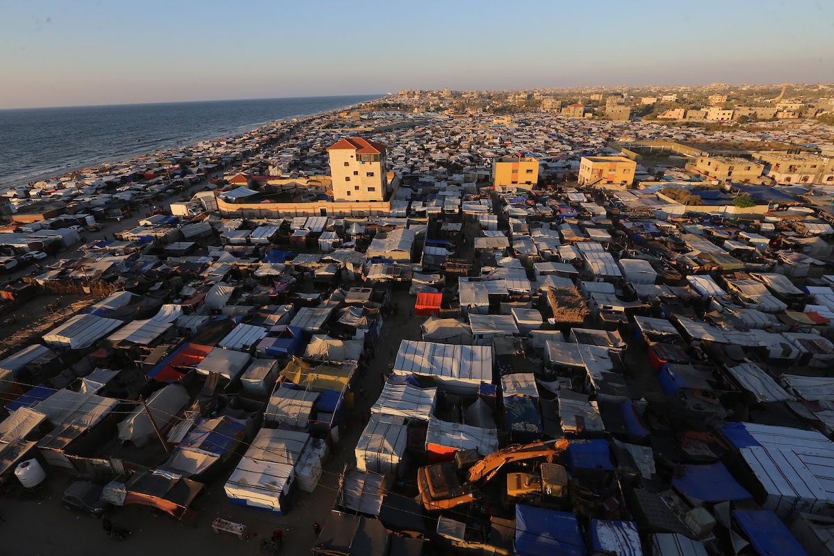 camp de réfugiés à Gaza