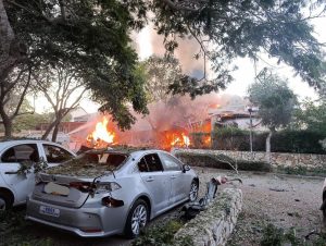 tir de missiles sur Haïfa