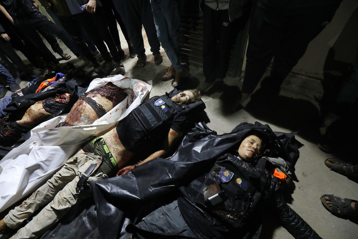travailleurs de secours tués à Gaza