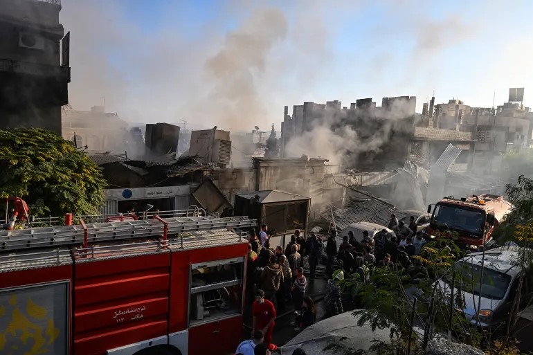 agression israélienne sur Damas