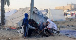 vague de froid à Gaza