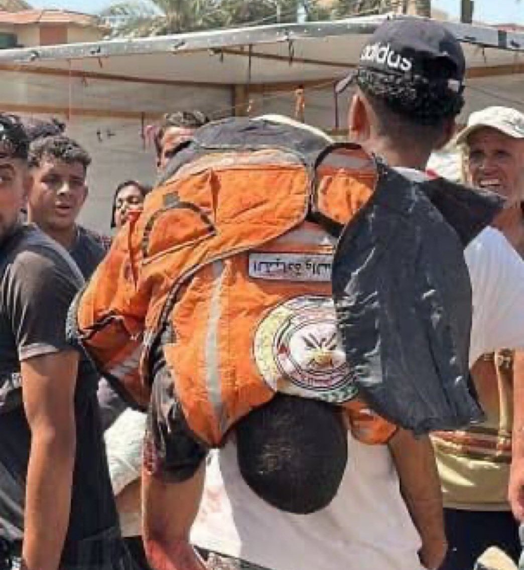 martyr d'un officier de la Protection civile à Gaza
