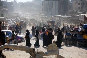 déplacés palestiniens à Gaza