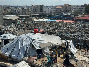 environnement pollué à gaza