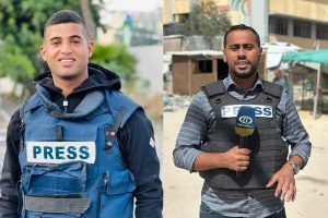 Chabat et Mansour, journalistes tués à Gaza