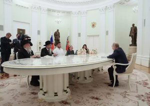 Vladimir Poutine et la famille de Trufanov