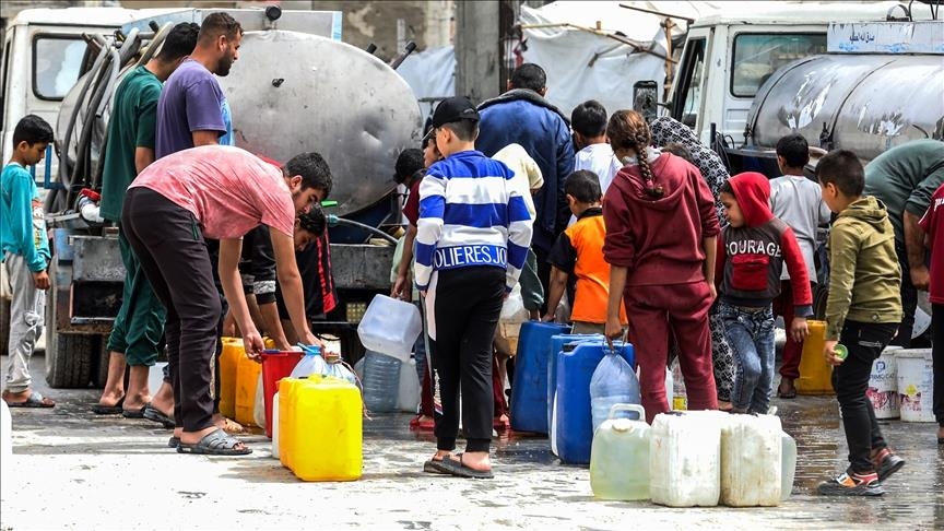 pénurie d'eau à Gaza