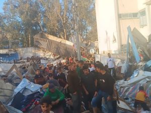 raid ciblant une école à Dir al-Balah