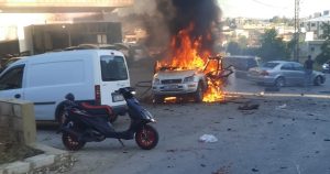raid israélien sur une voiture au Liban